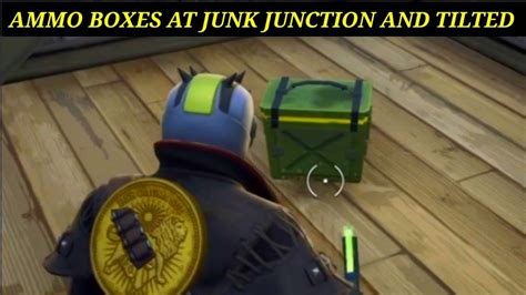 search ammo boxes at tilted or junk junction|Shootout at Sundown .